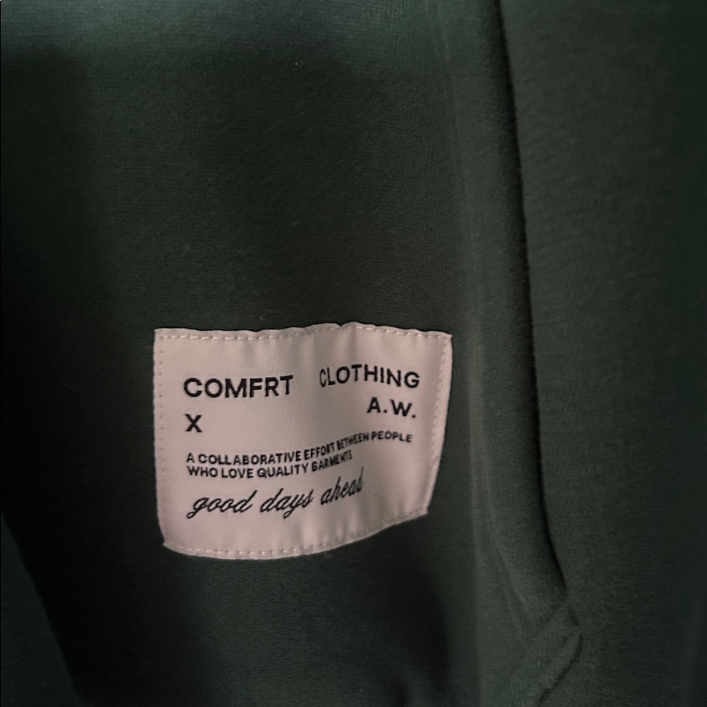 Comfort Affirmation Zip Hoodie- XL- Hunter
Oversized Fit - Picture 5 of 8